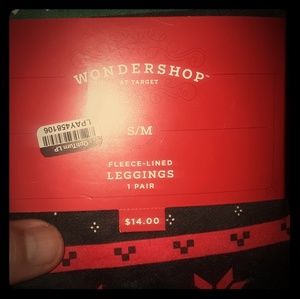 Fleece lined leggings